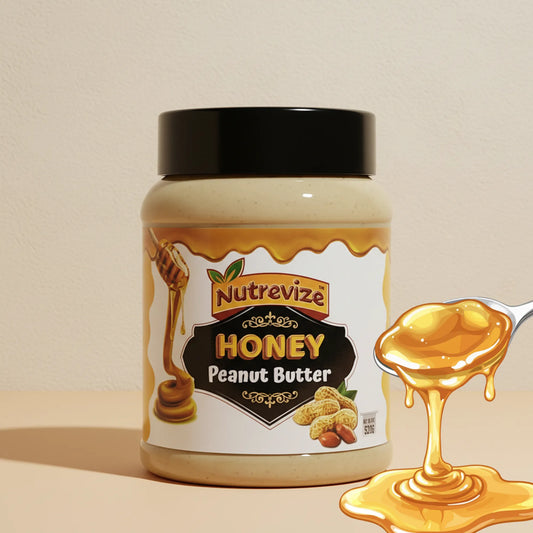 Honey Creamy Peanut Butter – 520g | Smooth & Naturally Sweet