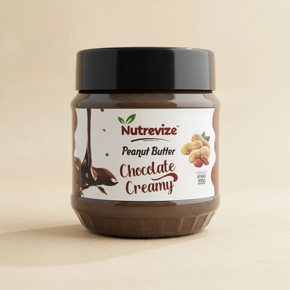 Chocolate Creamy Peanut Butter – 320g | No oil,no chemicals ,100% roasted peanuts