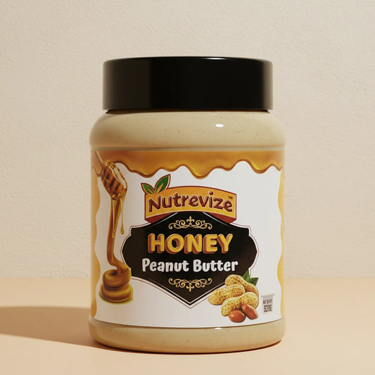 Honey Creamy Peanut Butter – 520g | Smooth & Naturally Sweet